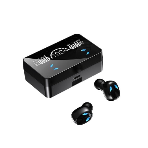 X3 Bluetooth Fingerprint Touch Earbuds - Wireless Super Bass Noise Reduction