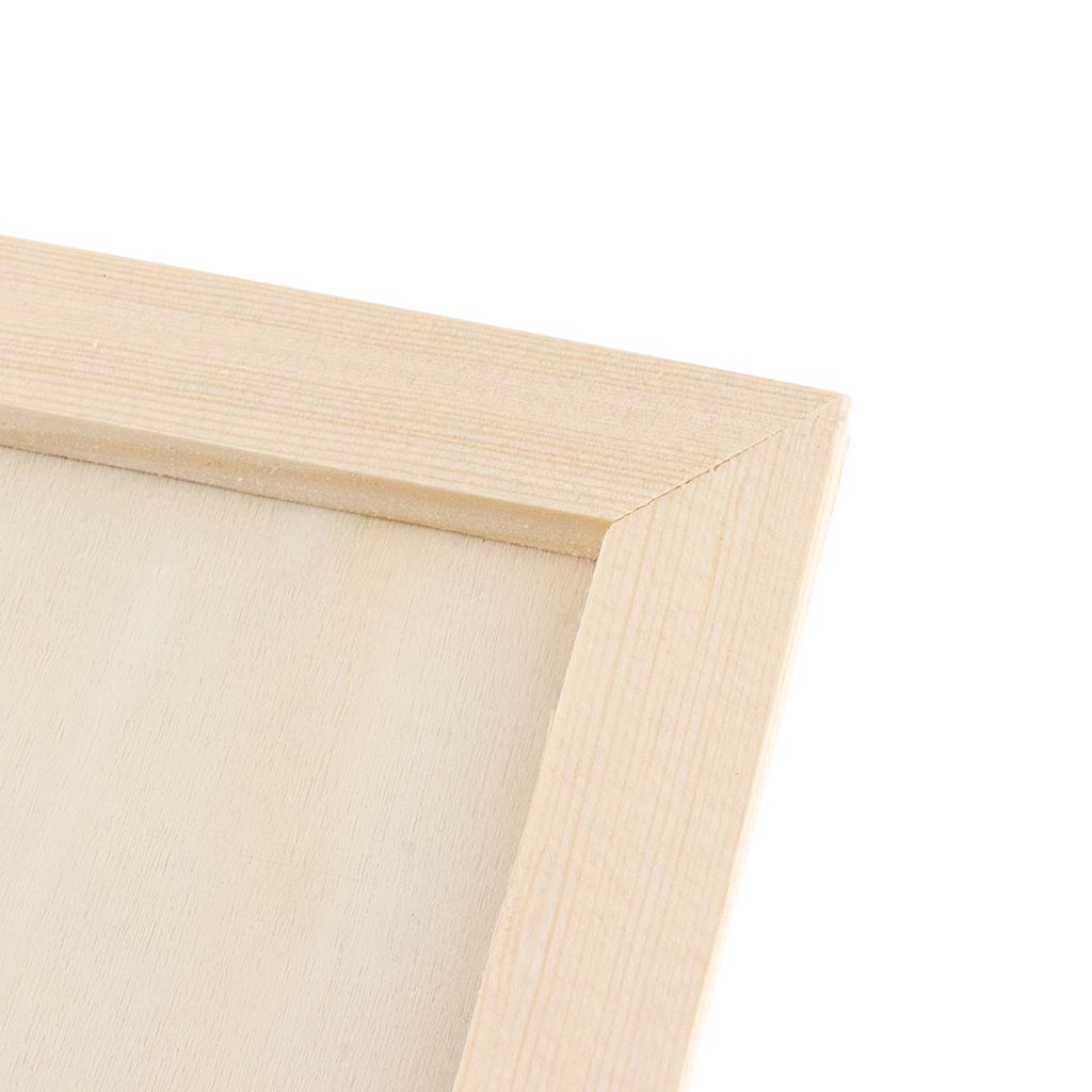 Natural Wooden Photo Frame Kids Crafts Supply Art Painting