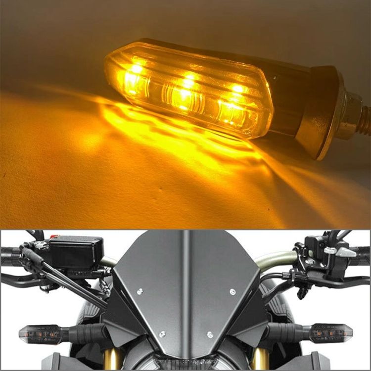 4 PCS 3LED Highlight Motorcycle Turn Signal Light