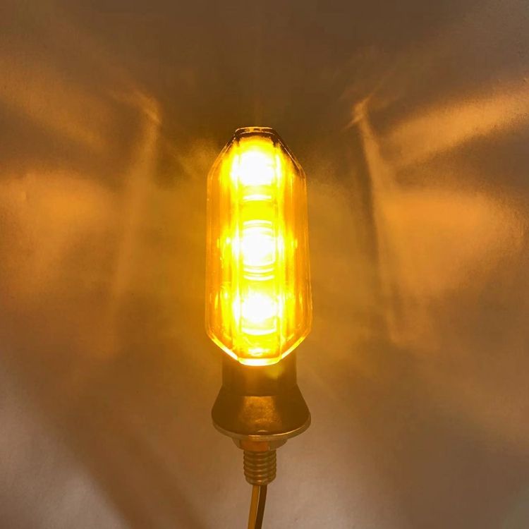 4 PCS 3LED Highlight Motorcycle Turn Signal Light