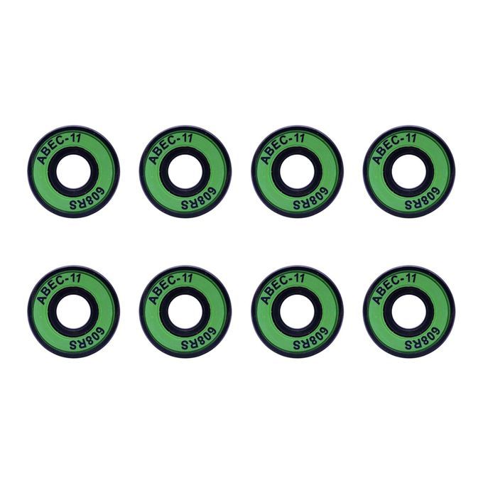 8Pcs Wheel Bearings Skateboard Scooter Abec 11 608RS Roller Grenn