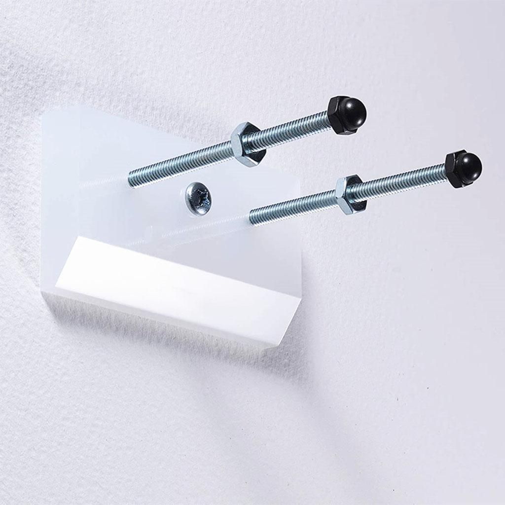 2x Skateboard Longboard Deck Wall Mount Hanger Skis Snowboard Display