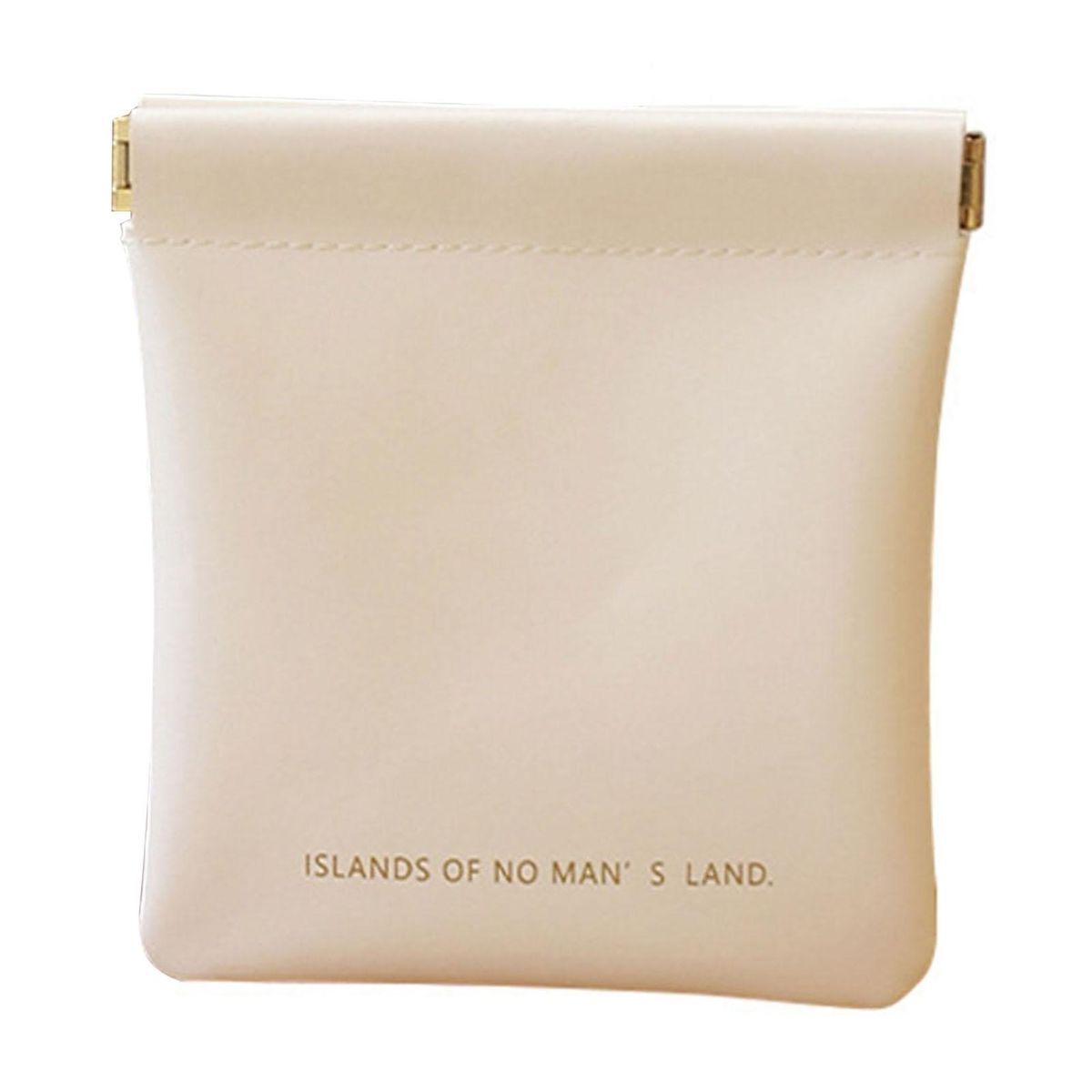 Data Cable Storage Bag Chic Mini Waterproof Cosmetic Bag for Makeup White