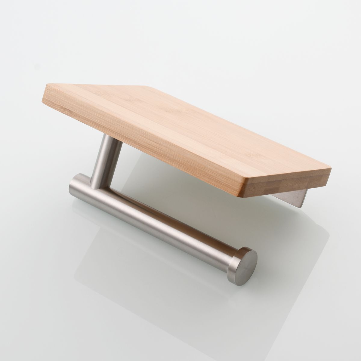 Stainless Steel Wall Mount Paper Roll Holder,Brushed Nickel