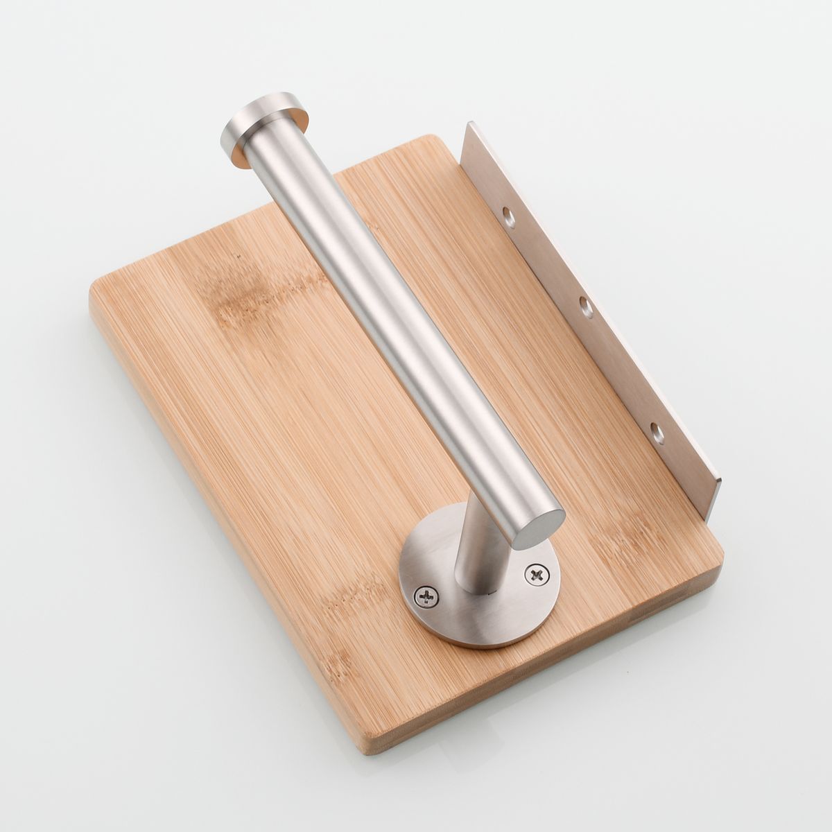 Stainless Steel Wall Mount Paper Roll Holder,Brushed Nickel