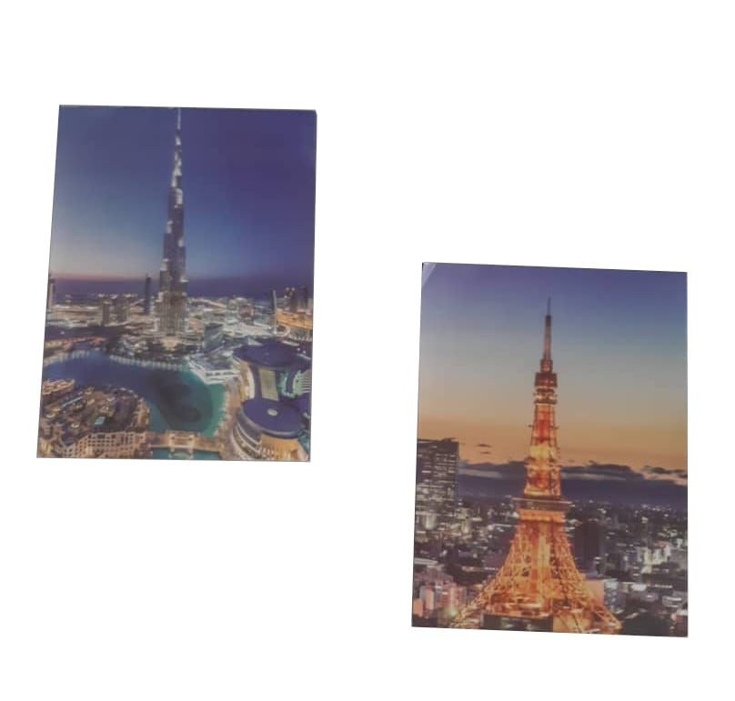 2 Wooden Keepsakes Frame- Travel Reminiscence