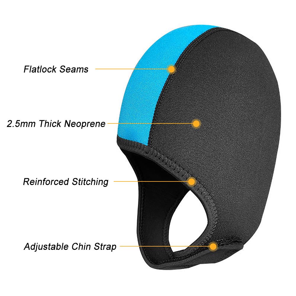 2.5mm Neoprene Diving Hood Thermal Wetsuit Hood Beanie Cap