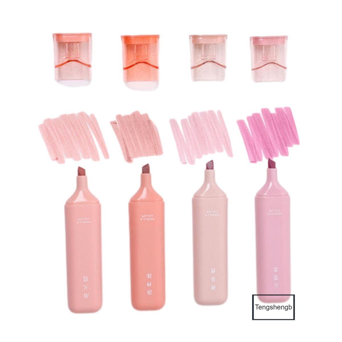Fine Flash Marker Pen Set With 4 Piece DIY Scrapbook Drawing