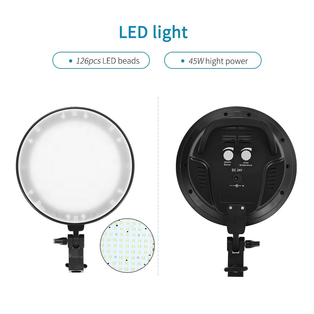 Professinal Studio Photography Softbox LED Light Kit