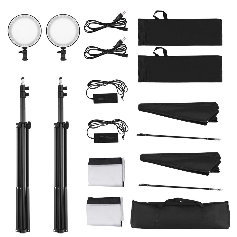 Professinal Studio Photography Softbox LED Light Kit