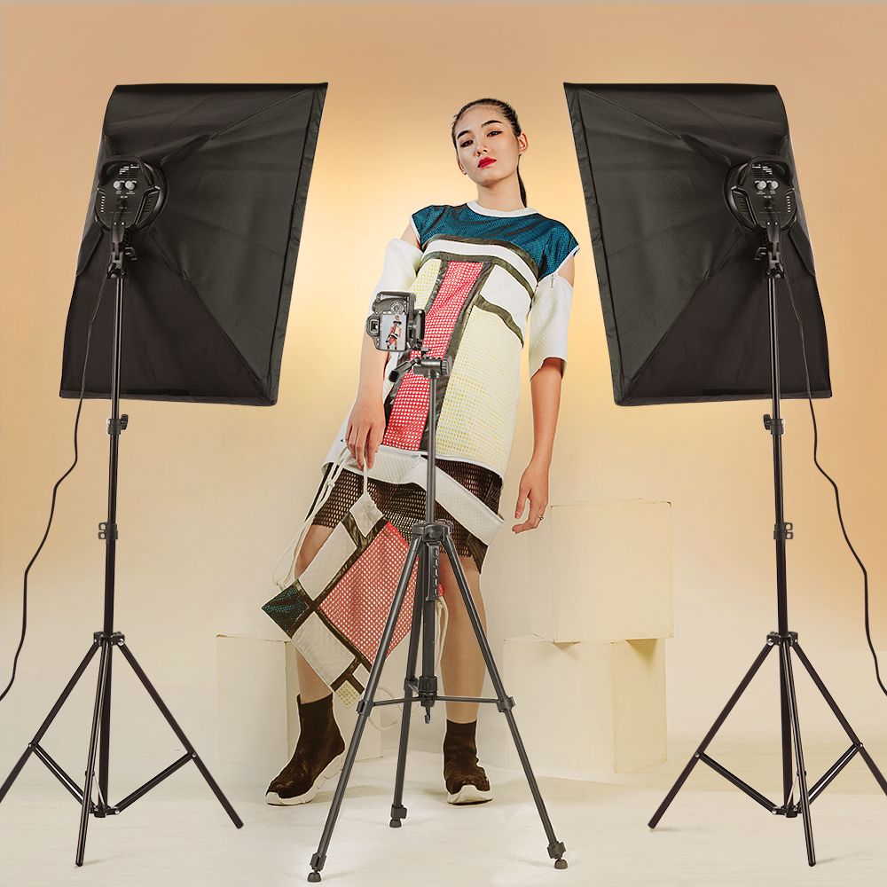 Professinal Studio Photography Softbox LED Light Kit