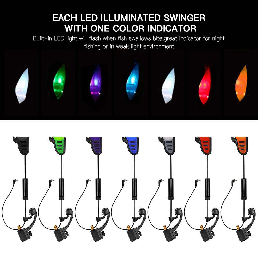 Fishing Swinger Fishing Alarm LED Bite Indicator Illuminated