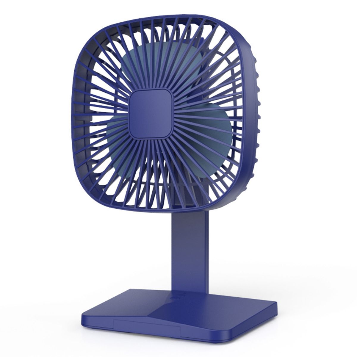 Portable USB Fan 3-Speed Adjustable ABS Quiet-Blue