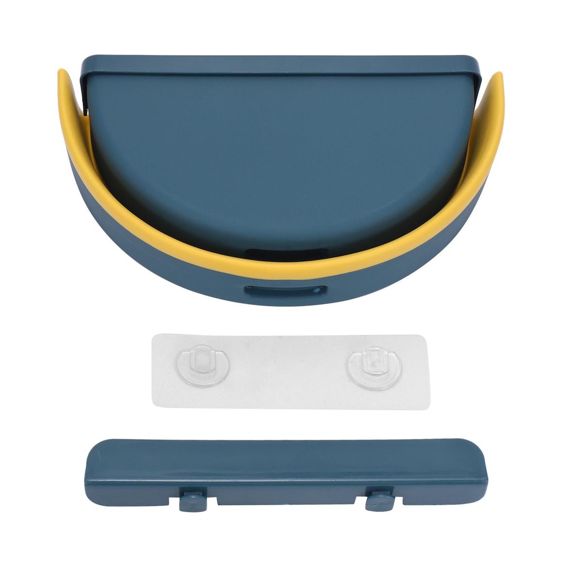 Foldable Kitchen Trash Plastic Storage Box Organizer Blue