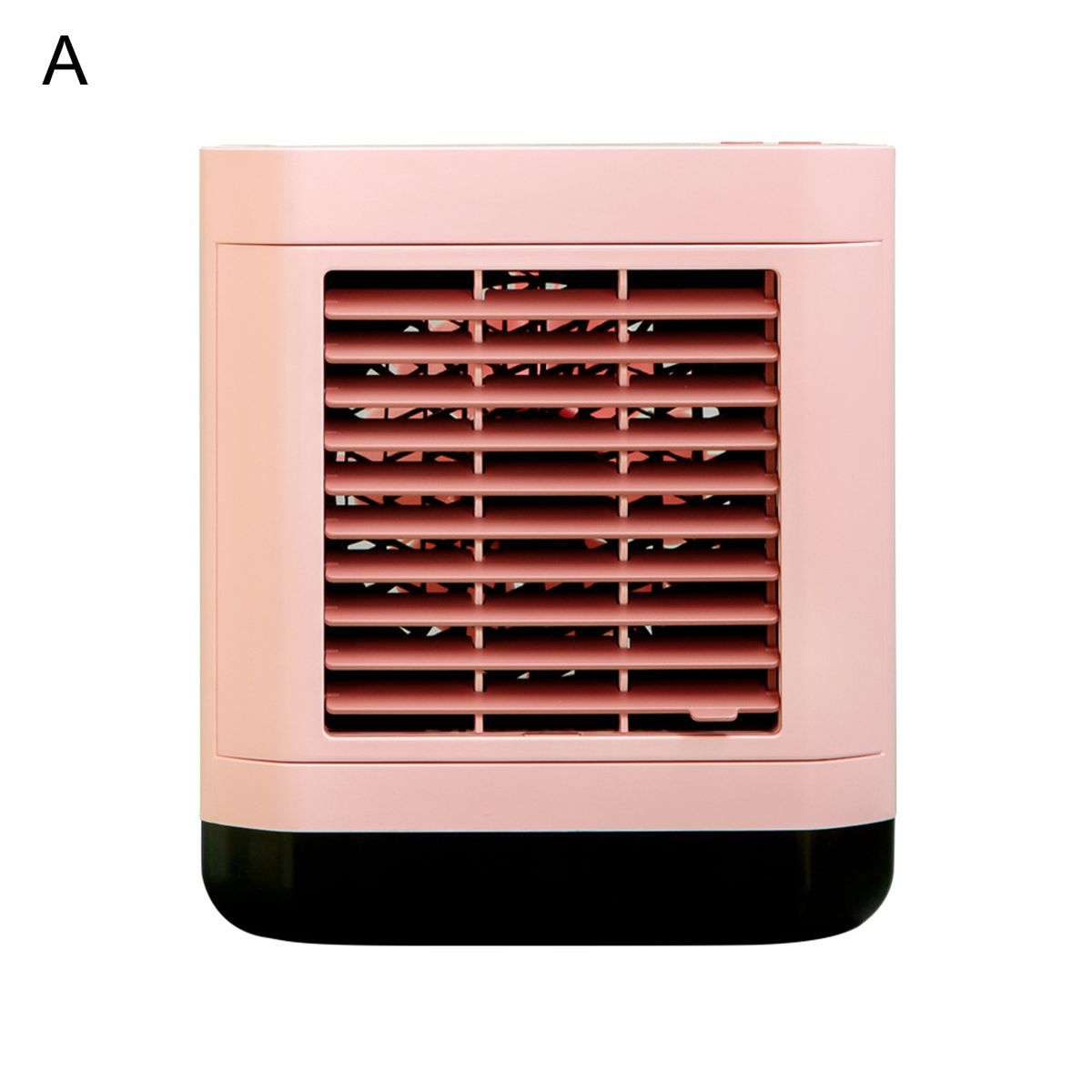 1 Set 3 Gear Wind Air Cooler With Night Light ABS Mini-Pink