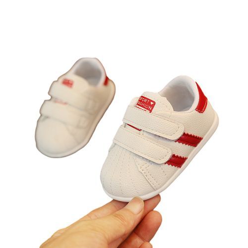 Baby Toddler Shoes Soft Sole Velcro Red