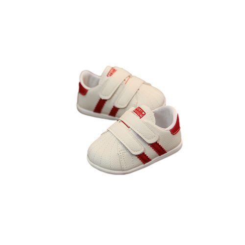 Baby Toddler Shoes Soft Sole Velcro Red