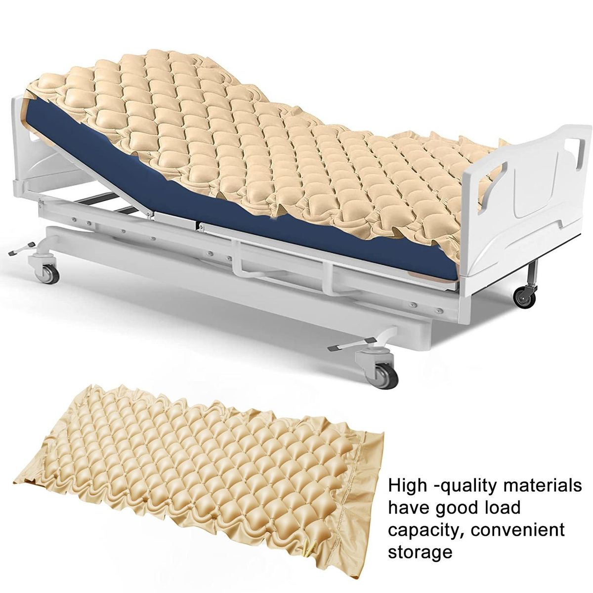 Inflatable Air Mattress Hospital Bed Air Mattress Grey