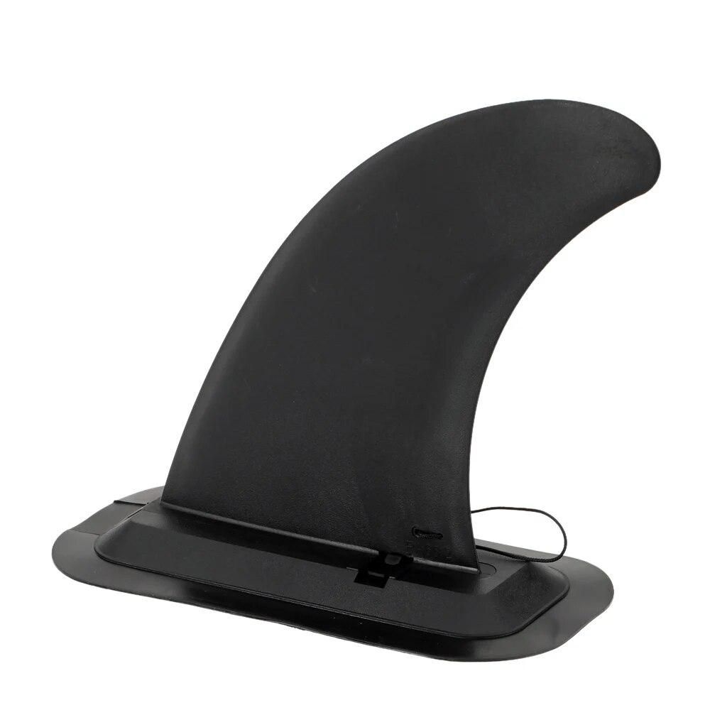 1pc Large Size Kayak Skeg Tracking Fin Black Canoe Rowing Boats Integral Fin Mounting Points Watershed Board Kayak Accessories