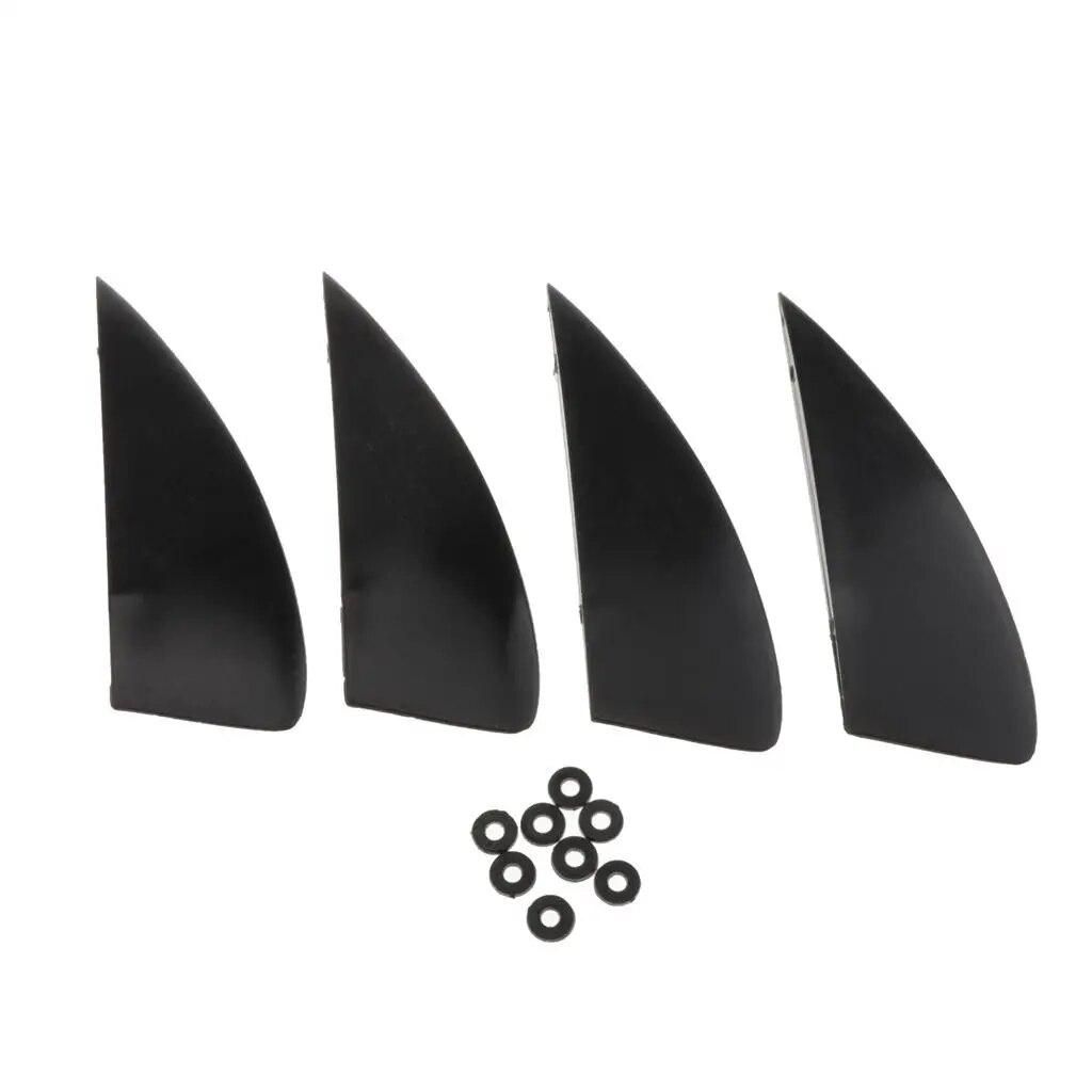 4pcs Kitesurfing Fin Kite Surfing Board Fin Replacement Direction Guides