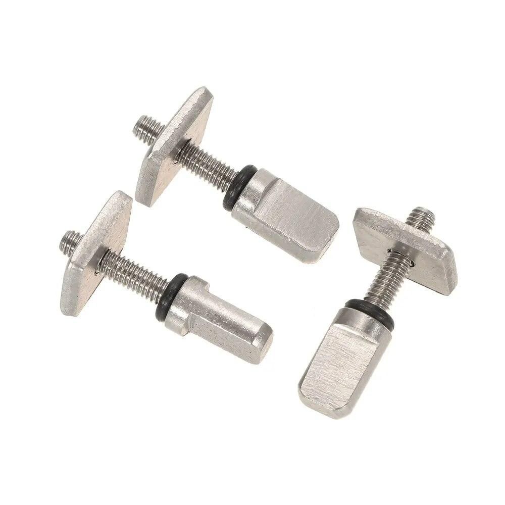 Stainless Surfboard Longboard Sliding Fin Screw & Fin Plate Smart Screw Replacement Kit for Stand Up Paddle Body Board 3 Sets