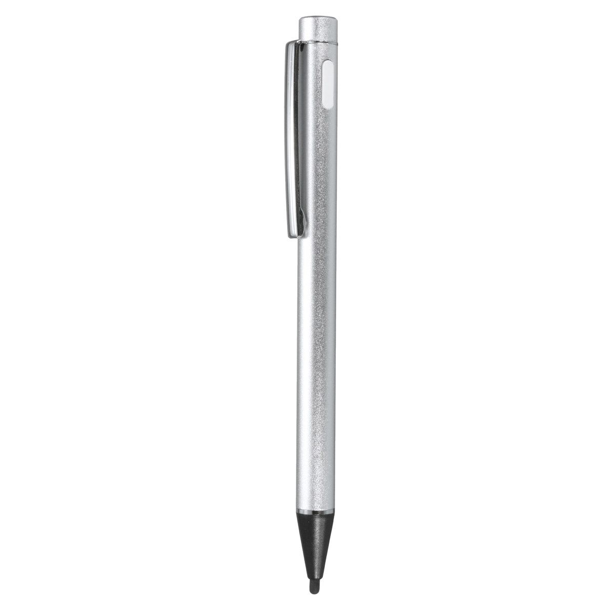 Universal 2.0mm Rechargeable Active Stylus Capacitive Screen Touch Drawing Pens Silver