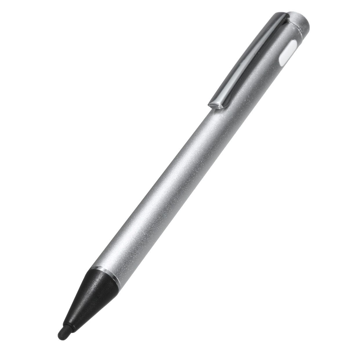 Universal 2.0mm Rechargeable Active Stylus Capacitive Screen Touch Drawing Pens Silver