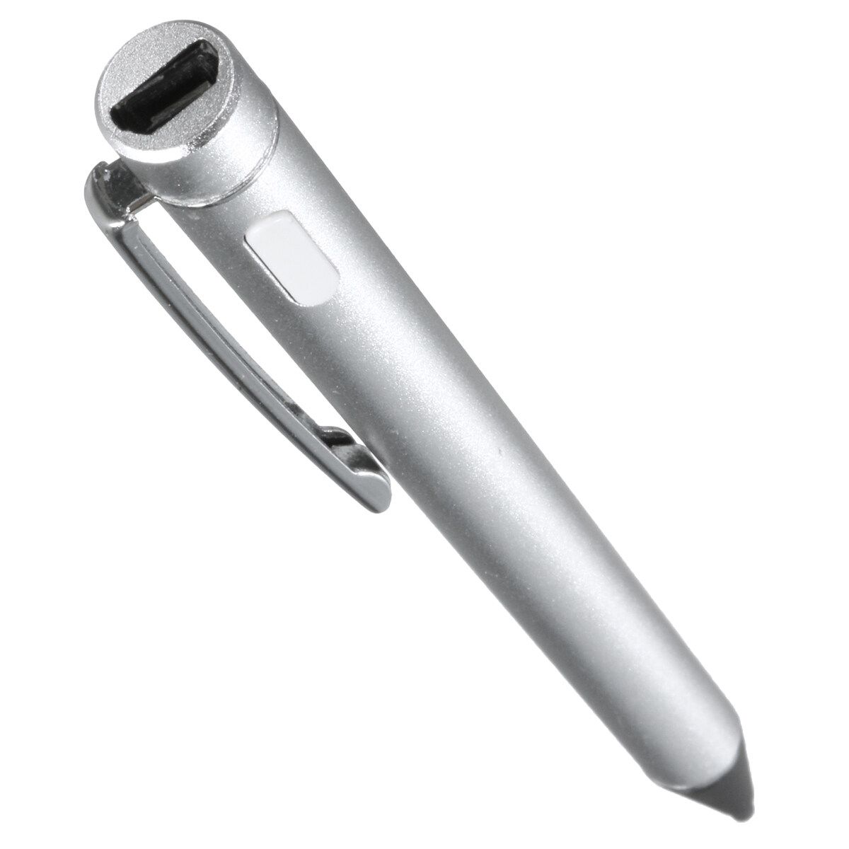 Universal 2.0mm Rechargeable Active Stylus Capacitive Screen Touch Drawing Pens Silver