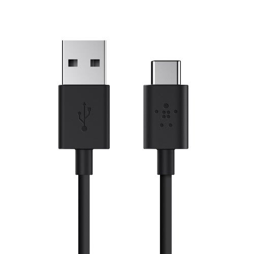 Usb A To Usb C Cable 1m Black Pvc