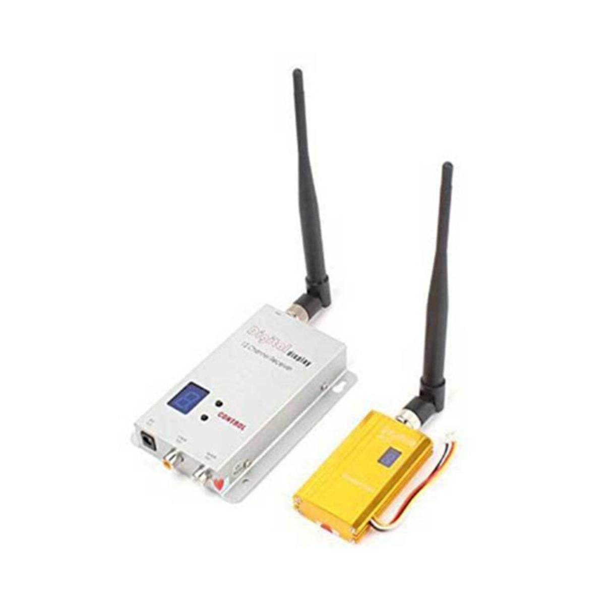 FPV 1.2Ghz 1.2G 8CH 1500Mw Wireless AV Sender TV Audio Video Transmitter Receiver Combo for QAV250 250 FPV RC(C)