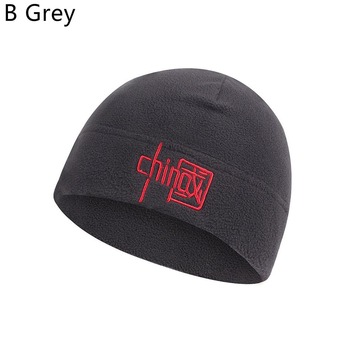 Thermal Hat Cold Weather Face Cover Scarf Grey