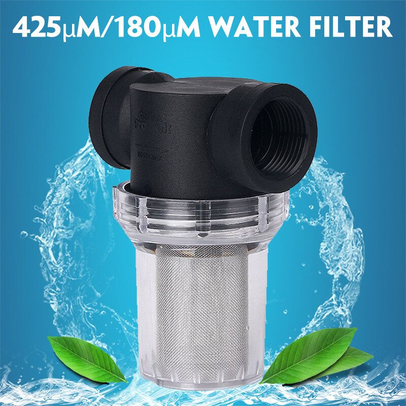 6 Size Tap Water Pipe Filtration Mesh Strainer Water Pump Filter Plastic Transparent F