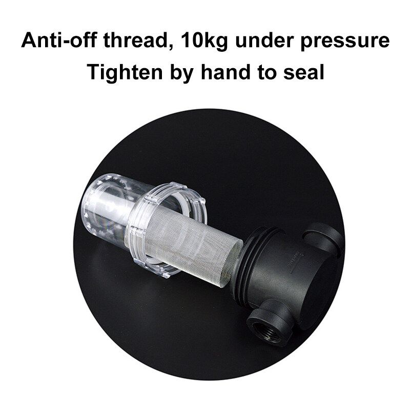 6 Size Tap Water Pipe Filtration Mesh Strainer Water Pump Filter Plastic Transparent F