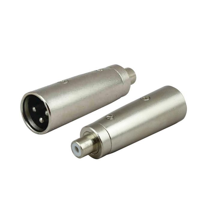 2Pack XLR 3 Pole Female To RCA Female Cable Adapter Coupler Microphone