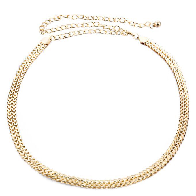 Women Gold Metal Waist Chain Belt Charms One Size Fits All 110cm 1