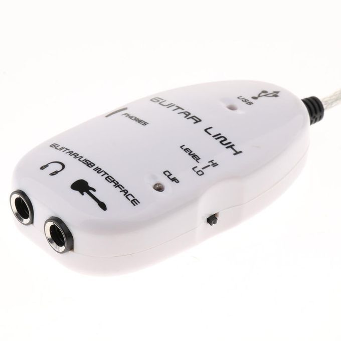 Guitar To USB Link Cable Audio Connector For PC Computer Recording