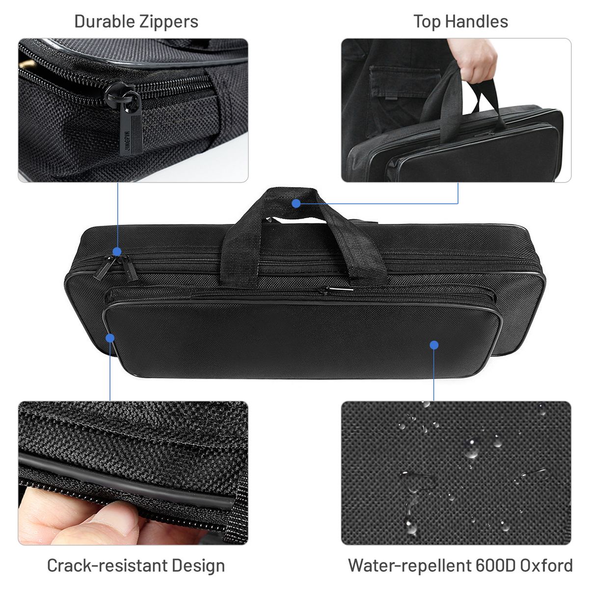 45cm/50cm/60cm Fishing Rod Bag Water-repellent Fishing Rod