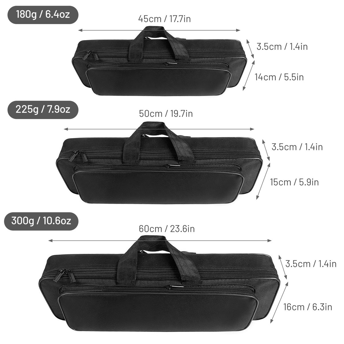 45cm/50cm/60cm Fishing Rod Bag Water-repellent Fishing Rod