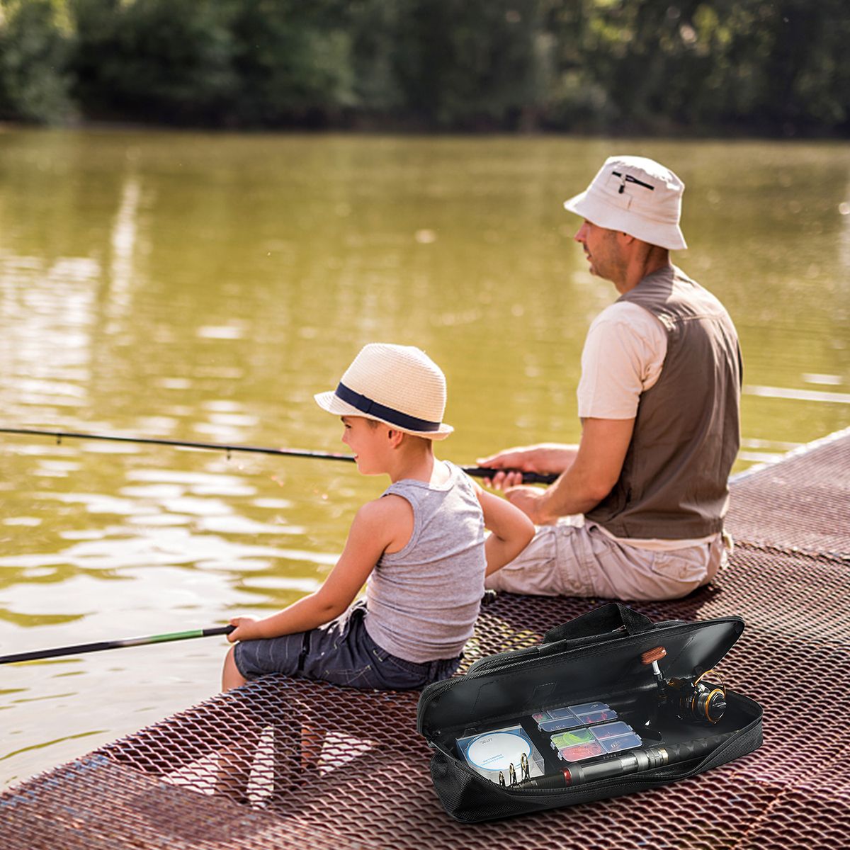 45cm/50cm/60cm Fishing Rod Bag Water-repellent Fishing Rod