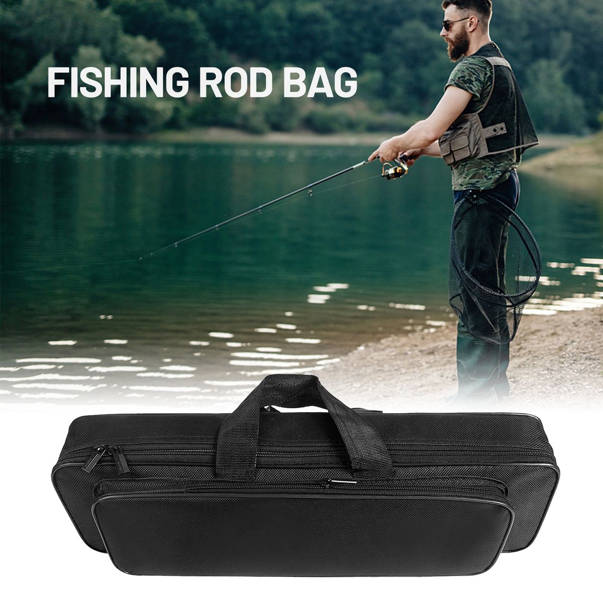 45cm/50cm/60cm Fishing Rod Bag Water-repellent Fishing Rod