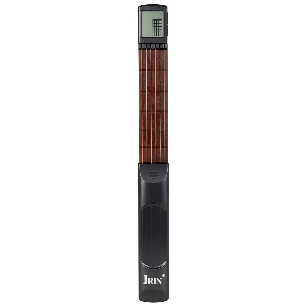 IRIN Pocket Guitar Chord Trainer 6 Fret Portable Practice Tool with Chord Name Fingering Chart Metronome Display Screen for Acoustic Guitar Beginners Players