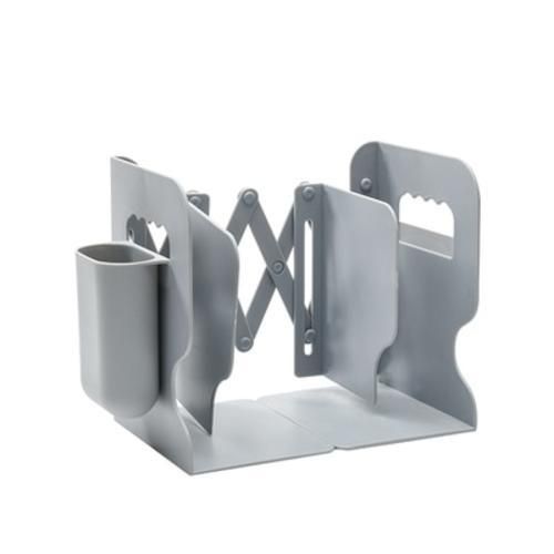 Adjustable Book Holder Bookends With Pen Holder Students Desk Magazine File Holder Organizer Office Book Stand Rack