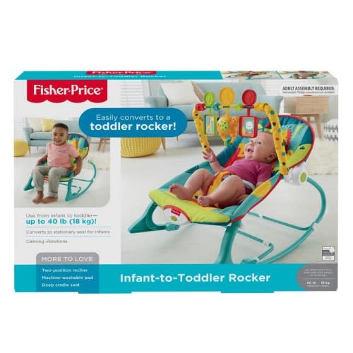 To Toddler Rocker Sleeper - Safari Pattern