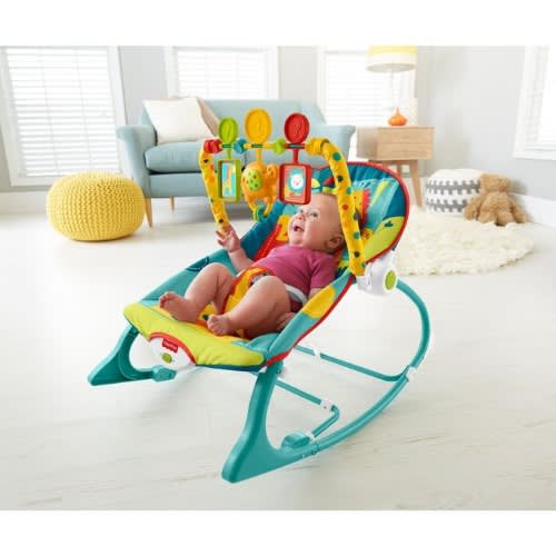 To Toddler Rocker Sleeper - Safari Pattern
