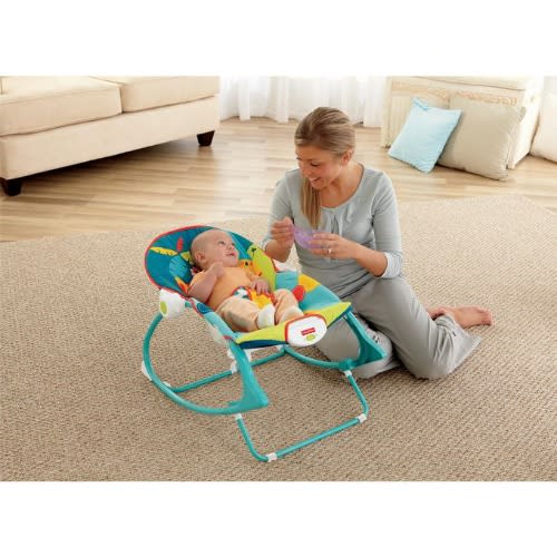 To Toddler Rocker Sleeper - Safari Pattern