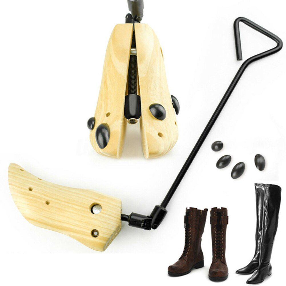 Holder Shoe Stretcher Universal Keeper Boots Expander Wooden Bending Crack Support Anti Crease Adjustable Length Unisex