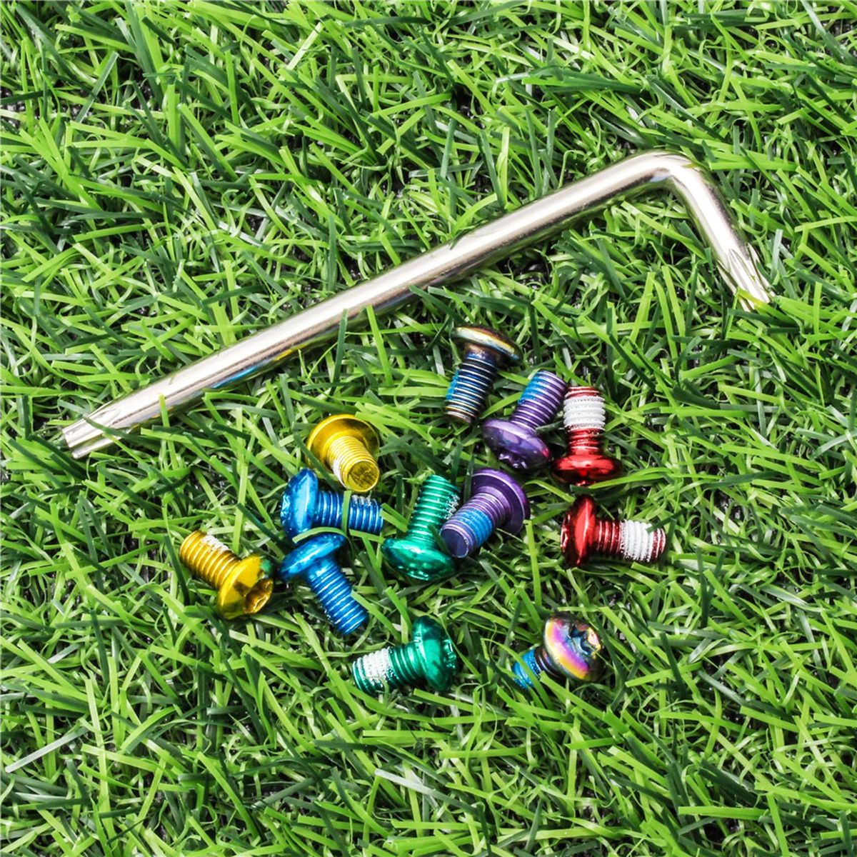 12Pcs Steel Bike Disc Brake Rotor Bolt High Strength Mixed Color
