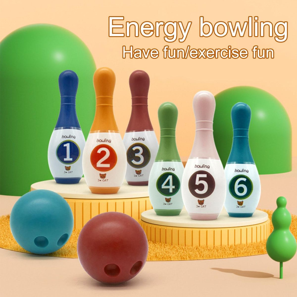 1 Set Bowling Balls Bowling Ball Sports Toys A