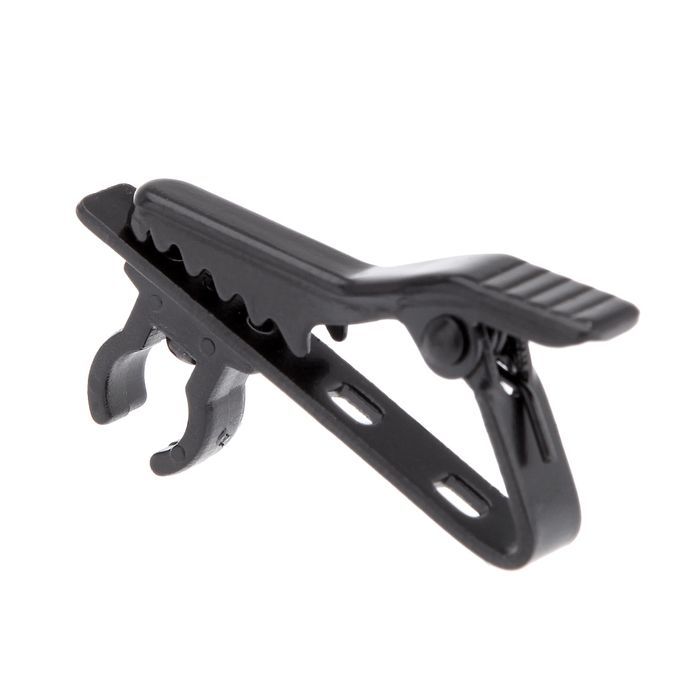 Microphone Tie Clip For Lapel Lavalier Mic