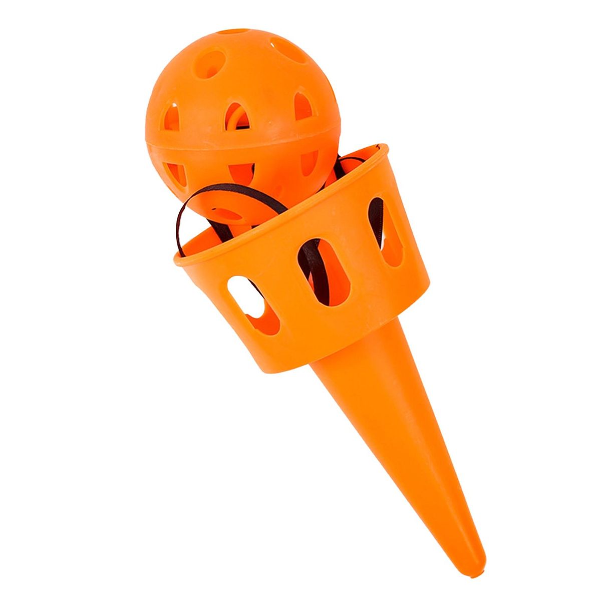 Catch Ball Toy Children Sense Throw Ball Toy Orange